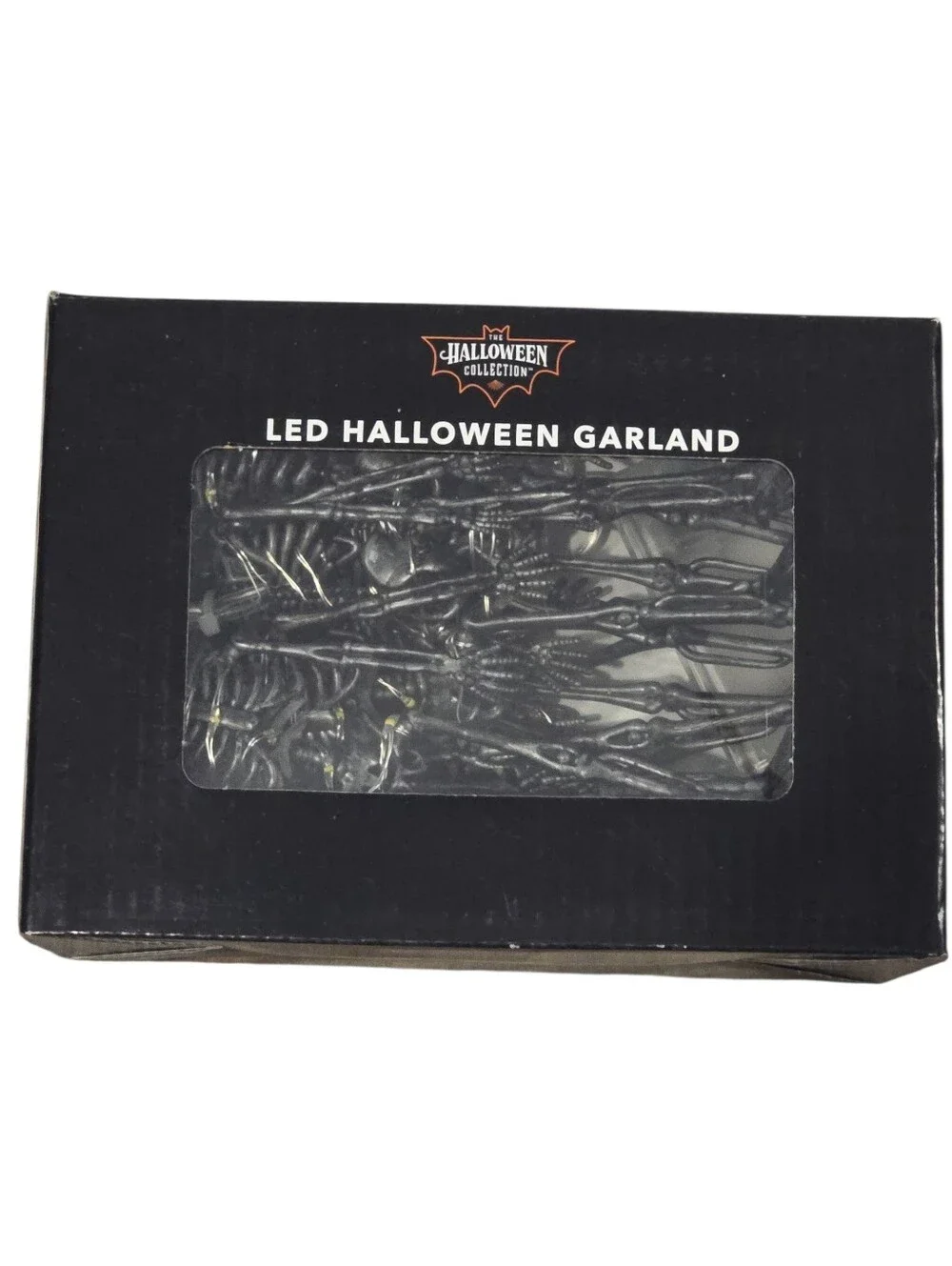 LED Halloween Skeleton Garland with Timer